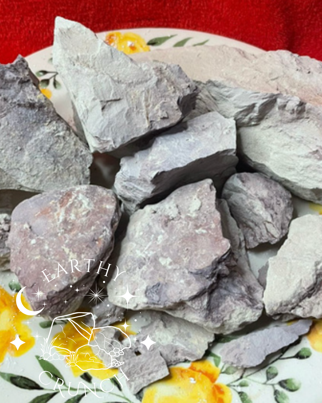 Caolin Violeta - Edible Violet-sttiped Latin Kaolin Clay