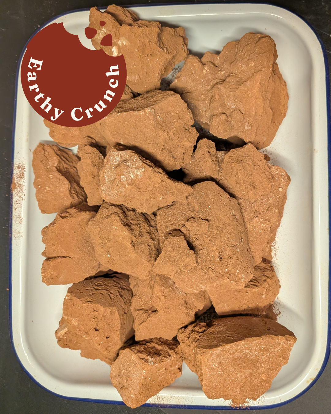 Mexican Panela Clay – Terrón Panela – Large Deep Red Clay Chunks (Edible Clay)