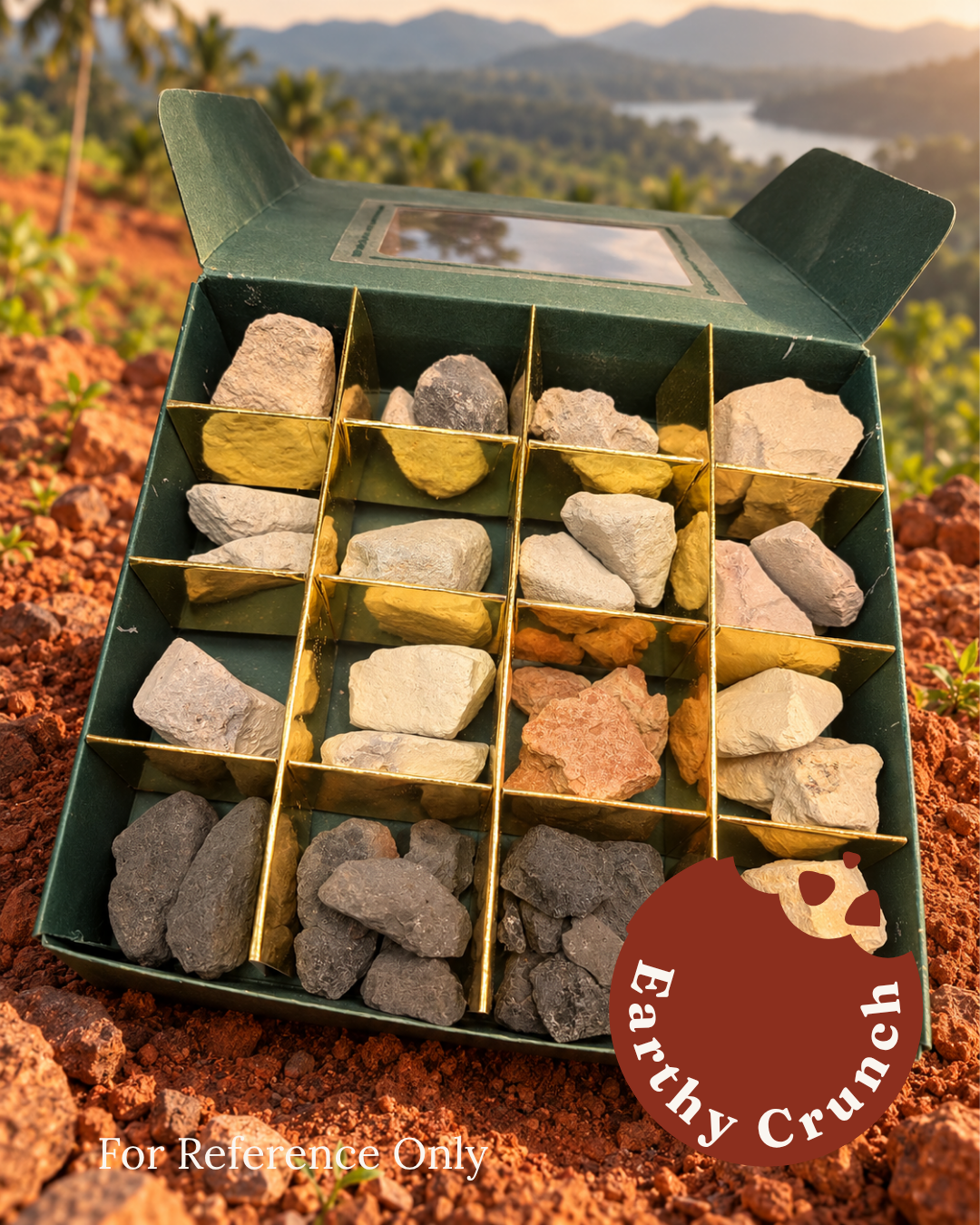 Indian Clays Discovery Set – 16-Piece Assorted Indian Clay Sampler (Edible Clay Sampler)