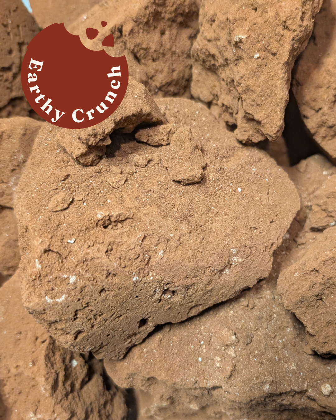 Mexican Panela Clay – Terrón Panela – Large Deep Red Clay Chunks (Edible Clay)