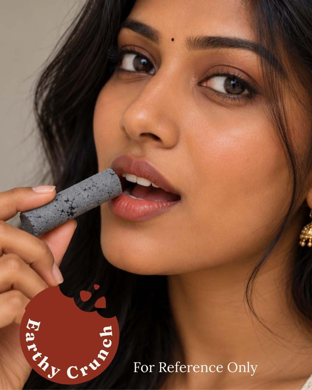 Dark Smoky Sticks - Deep Smoky Indian Clay treats from Rose Clay (Edible Clay Treats)