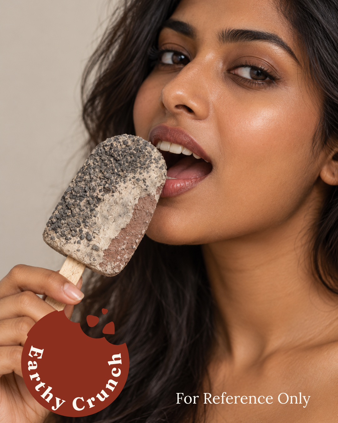 Galaxy Pops -  Layered red clays rolled in chalk paste and smoky crumbs (Edible Clay Treats)