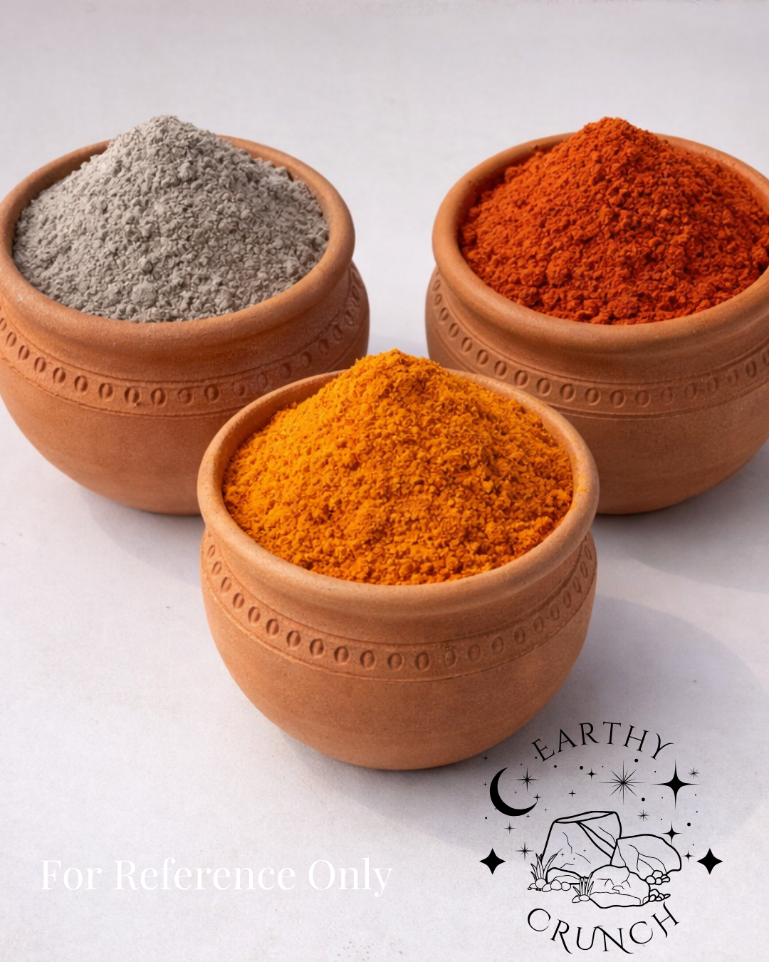 Clay Flavour Pots - Explore the range of Indian clay powders snd crumbs by flavour profile