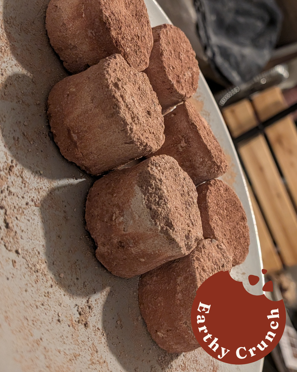 Mars-Pucks – Sehr erdige, geschichtete Leckerlis (Essbare Ton-Leckerlis bei Pica oder Geophagie)