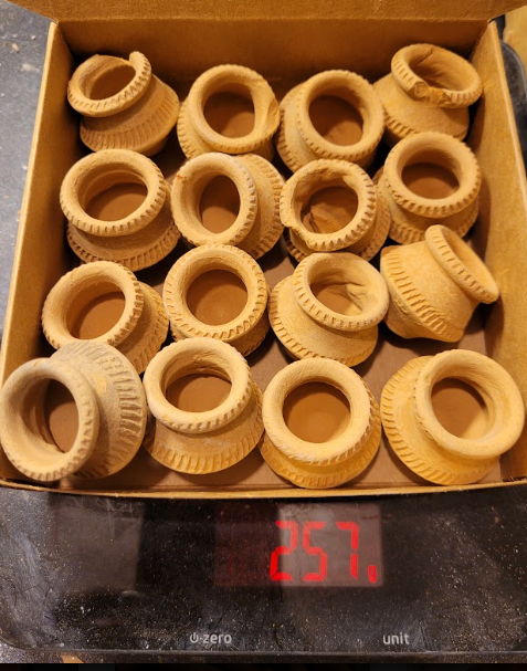 Tiny Tots - Terracota india en miniatura - Macetas de barro para pica/geofagia