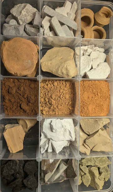 Kit d'échantillons Toutes argiles indiennes – Boîte de rangement incluse