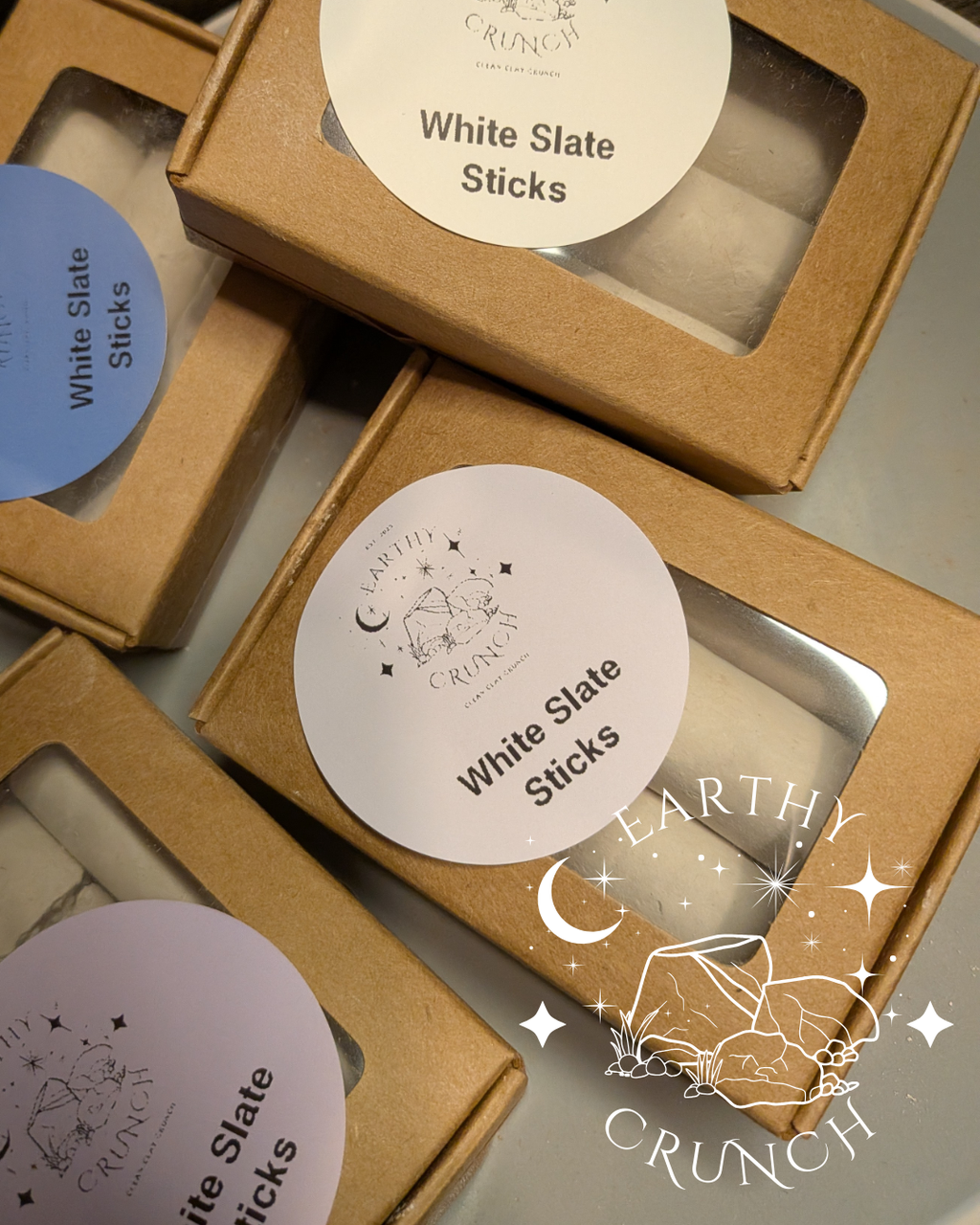 White Slate Sticks - Edible Indian Shale Stone treats