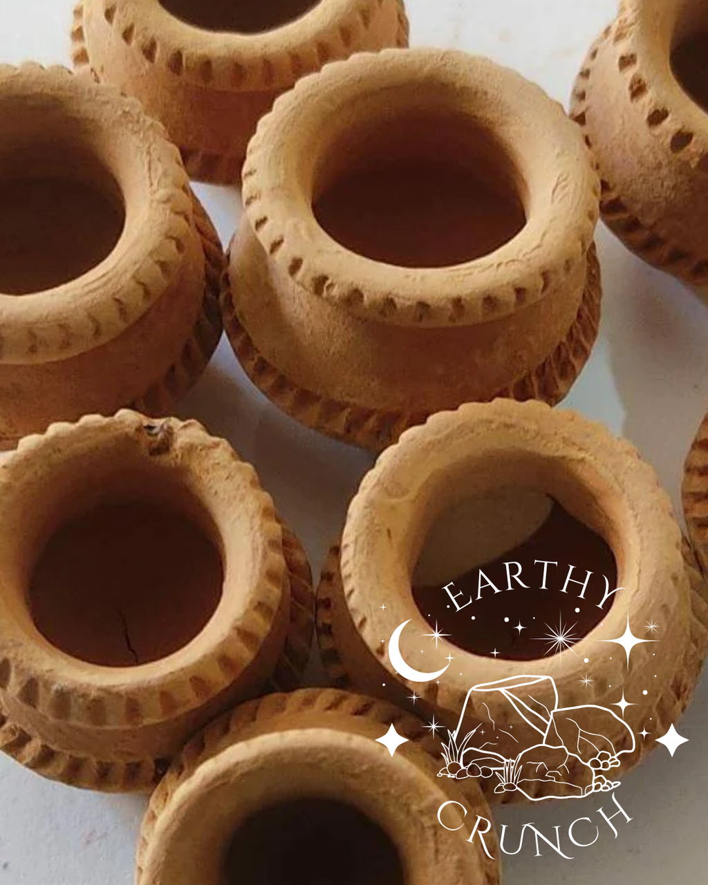 Tiny Tots – Earthy Indian Mini Terracotta Pots