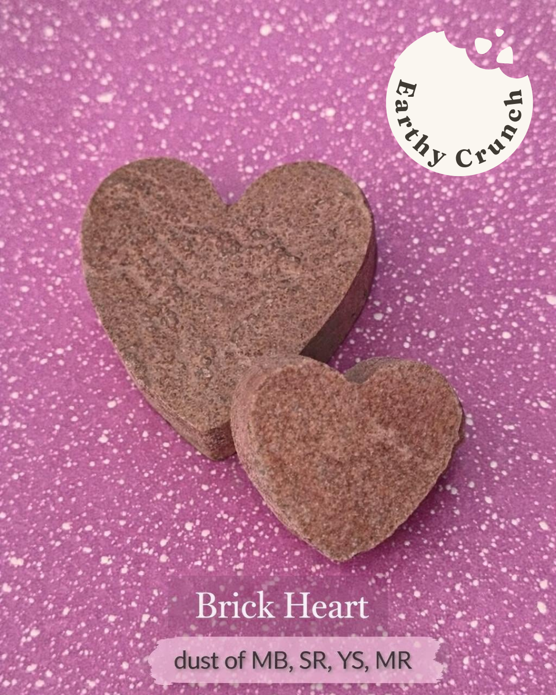 Brick Hearts - Heart-shaped Edible American Clay Treats