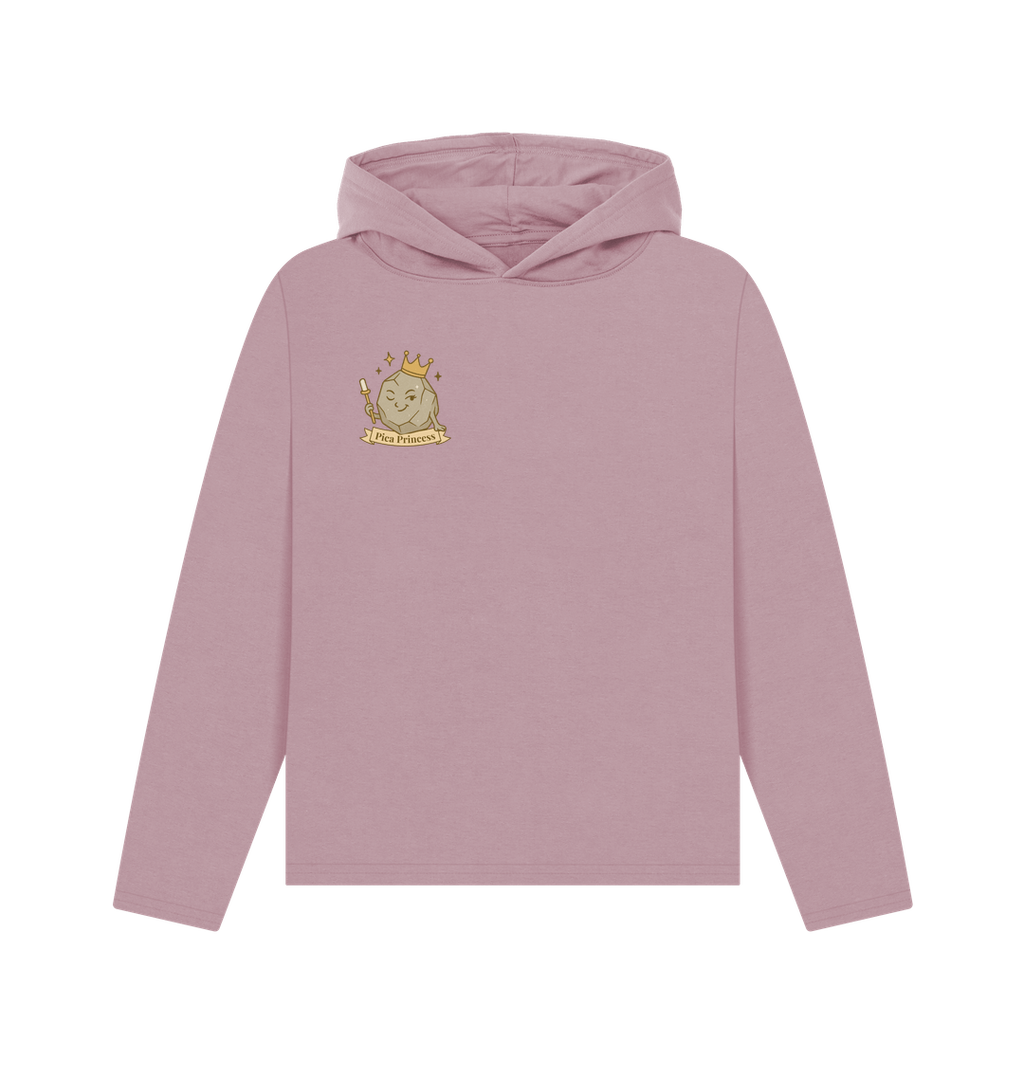 Mauve Printed Hoody
