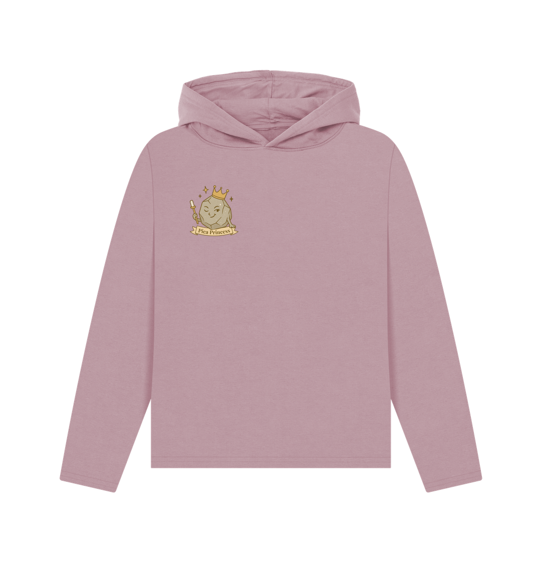 Mauve Printed Hoody
