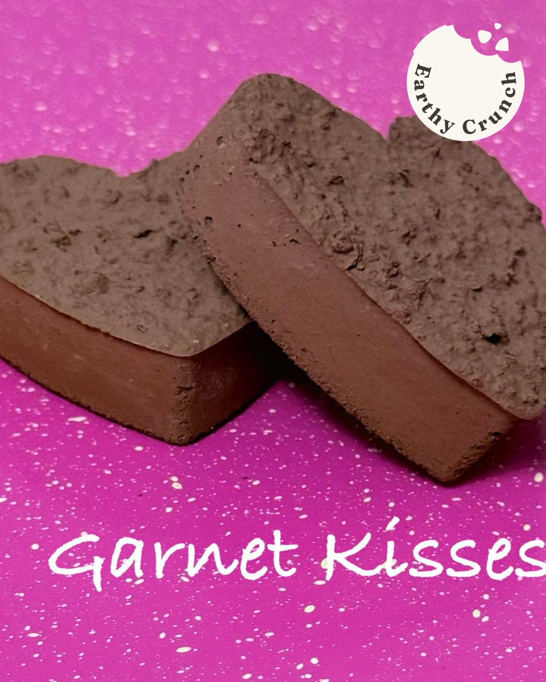 Garnet Kisses - Heart-shaped Edible American Clay Treats