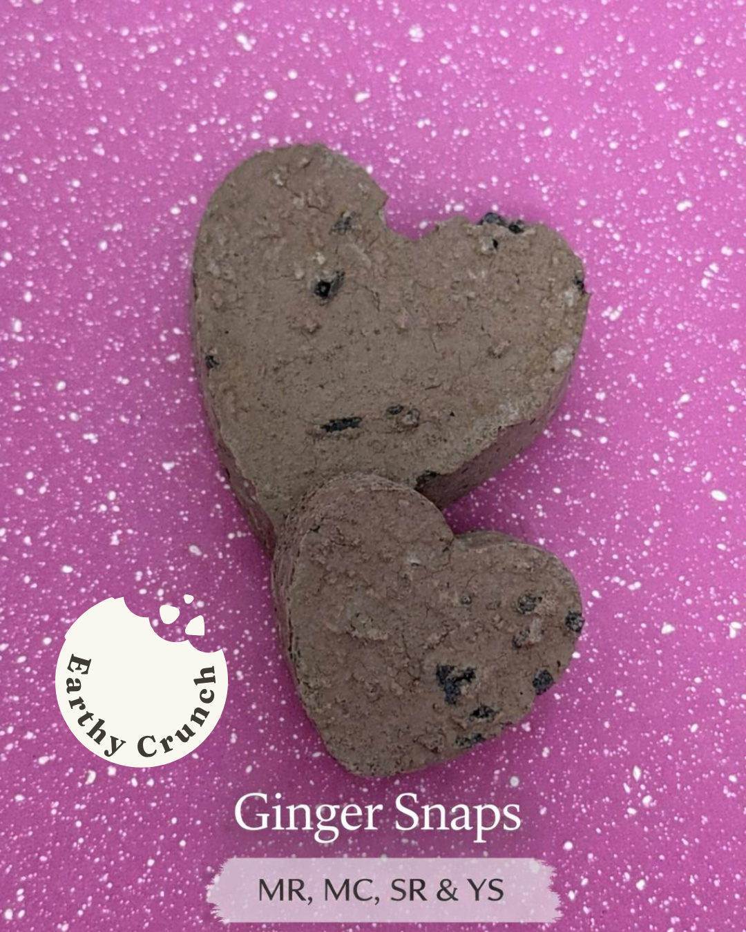 Ginger Snaps - Heart-shaped Edible American Clay Treats