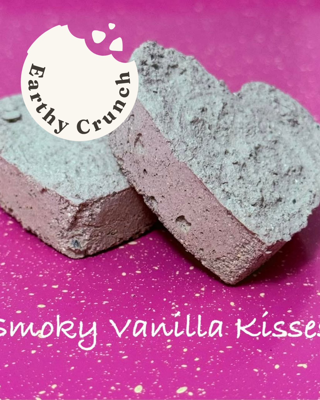Smoky Vanilla Kisses - Heart-shaped Edible American Clay Treats (Copy)